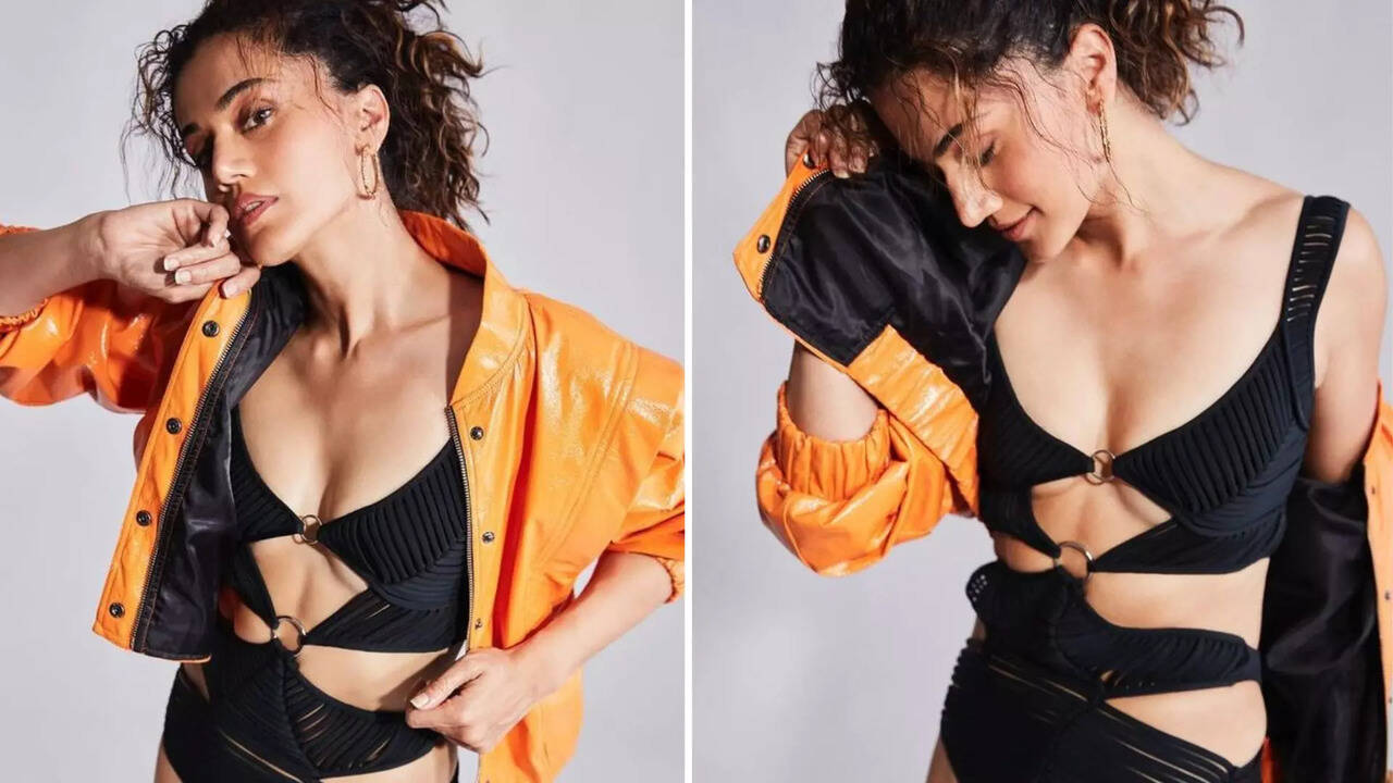  மீண்டும் உச்சகட்ட கவர்ச்சி புகைப்படங்களை வெளியிட்டு இணையத்தை தெறிக்க விட்ட டாப்ஸி! 