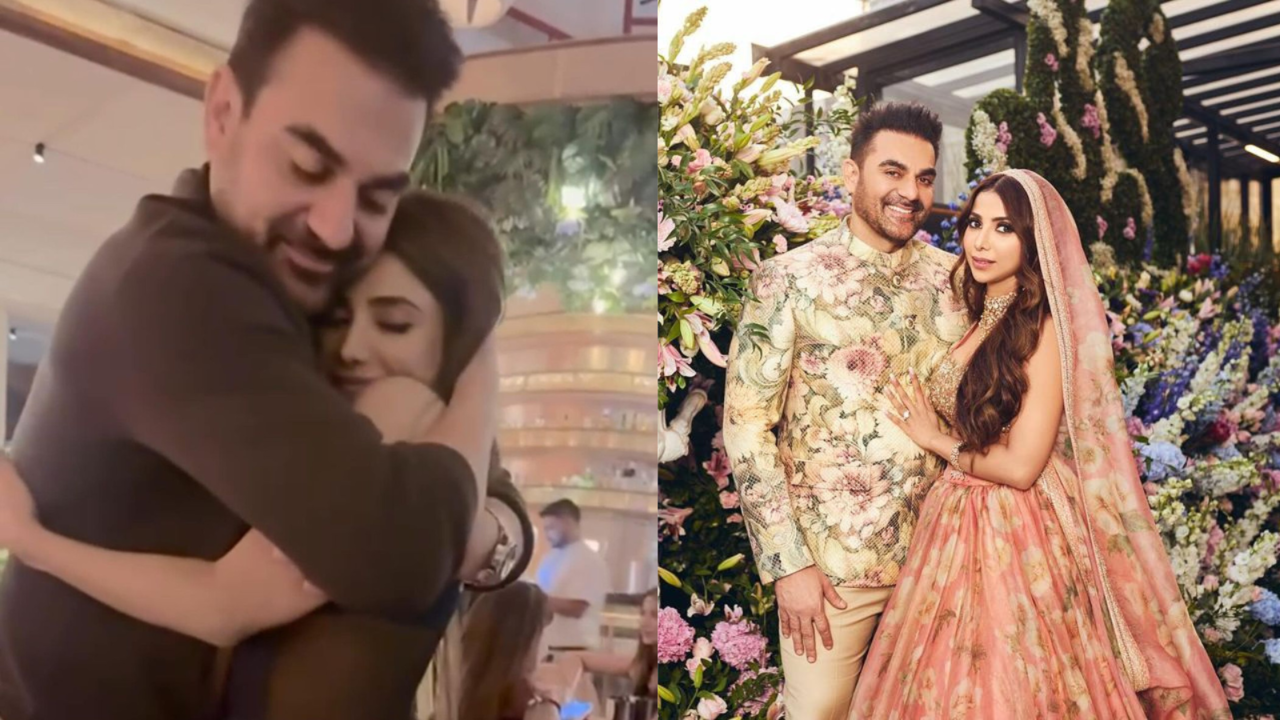 Arbaaz Khan Cutely Wraps Wife Sshura Khan In Arms. Duo's New Pic Screams Love