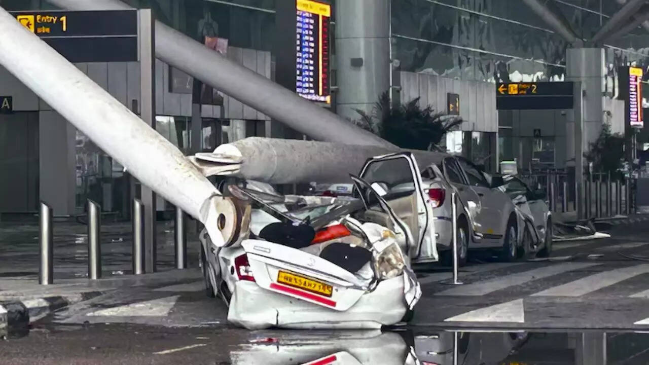 delhi airport terminal 1 to stay closed for next 30 days, safety study underway after canopy collapse