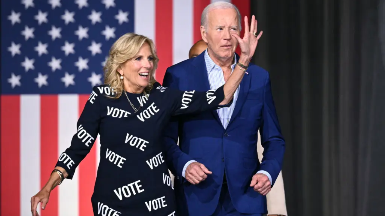 Jill Biden Wears 'Vote' Dress