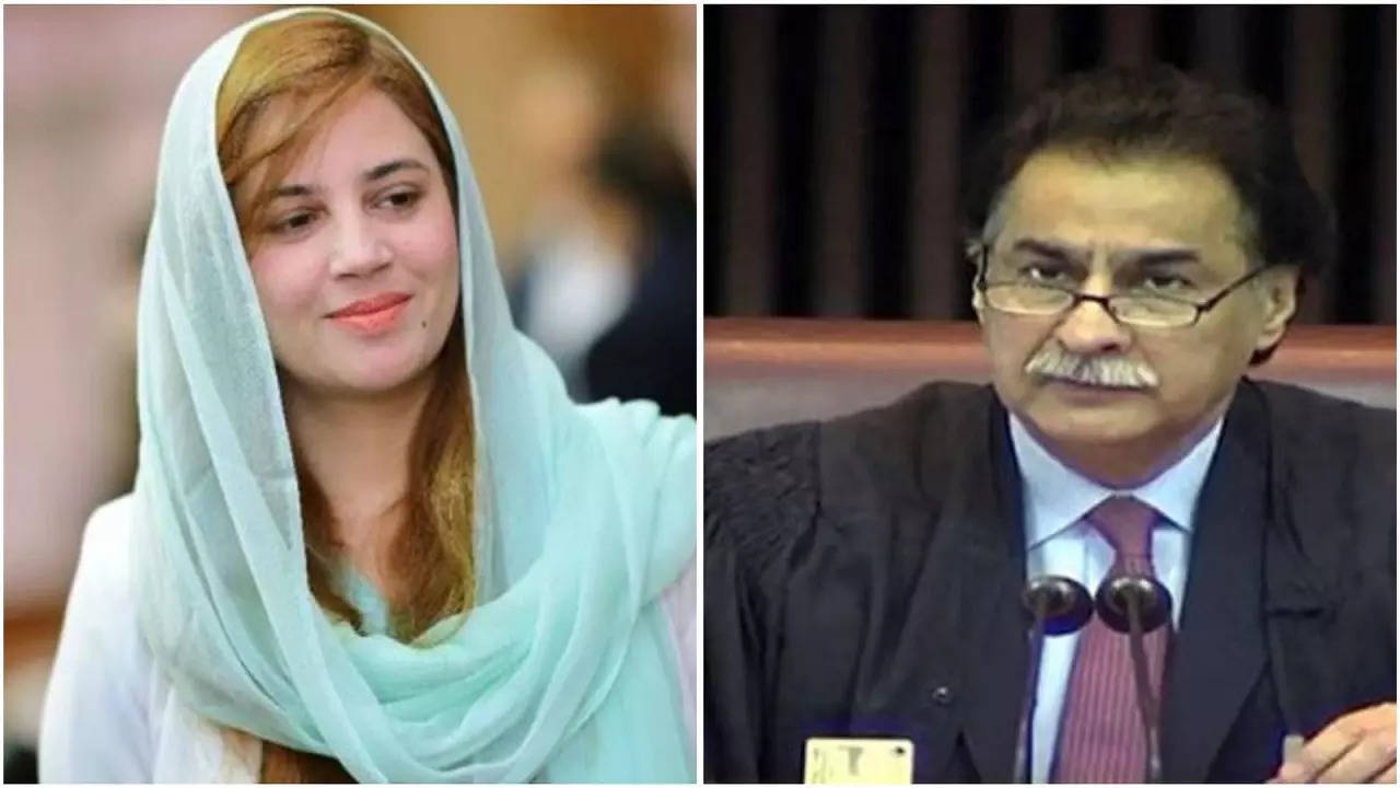 ?Zartaj Gul asked the Assembly Speaker Sardar Ayaz Sadiq to look into her eyes as she spoke?