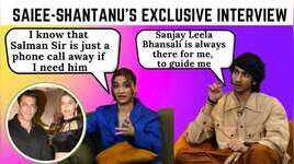 Saiee Manjrekar discusses her connection with Salman Khan Shantanu Maheshwari on Auron Mein Kahan Dum Tha