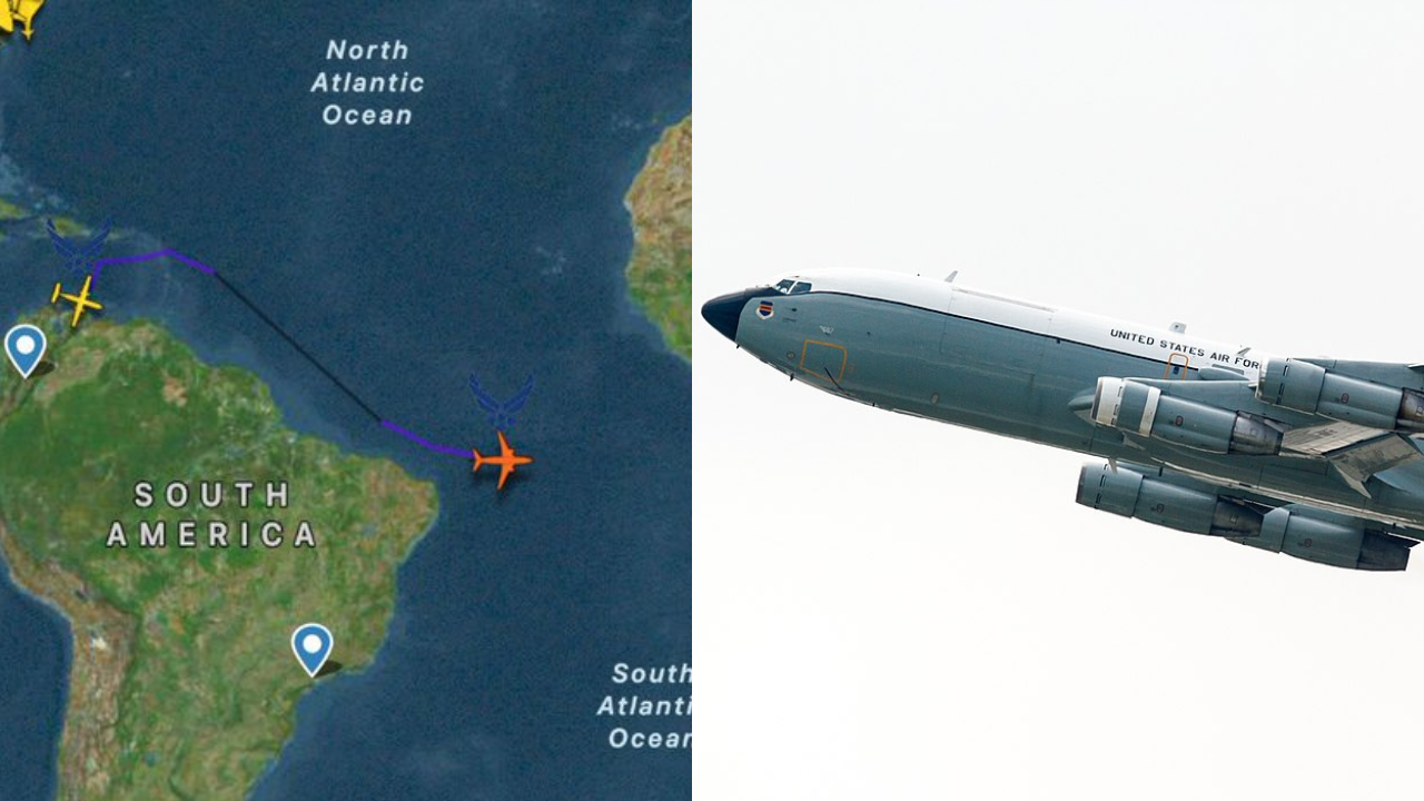 US Air Force 'Nuke Sniffer' Flying Across Atlantic