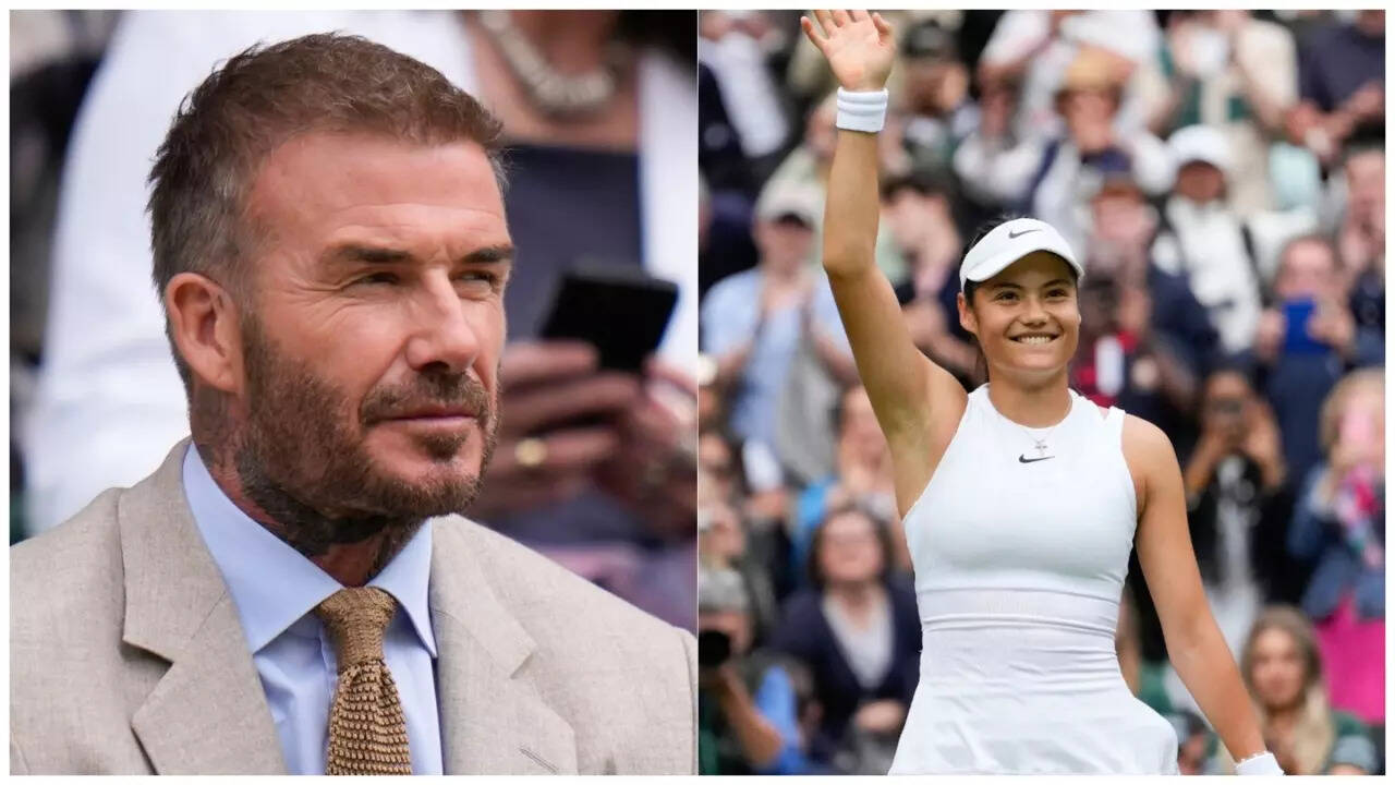 David Beckham's Reaction To Emma Raducanu's Cheeky Dig At England Football Team Goes Viral- WATCH