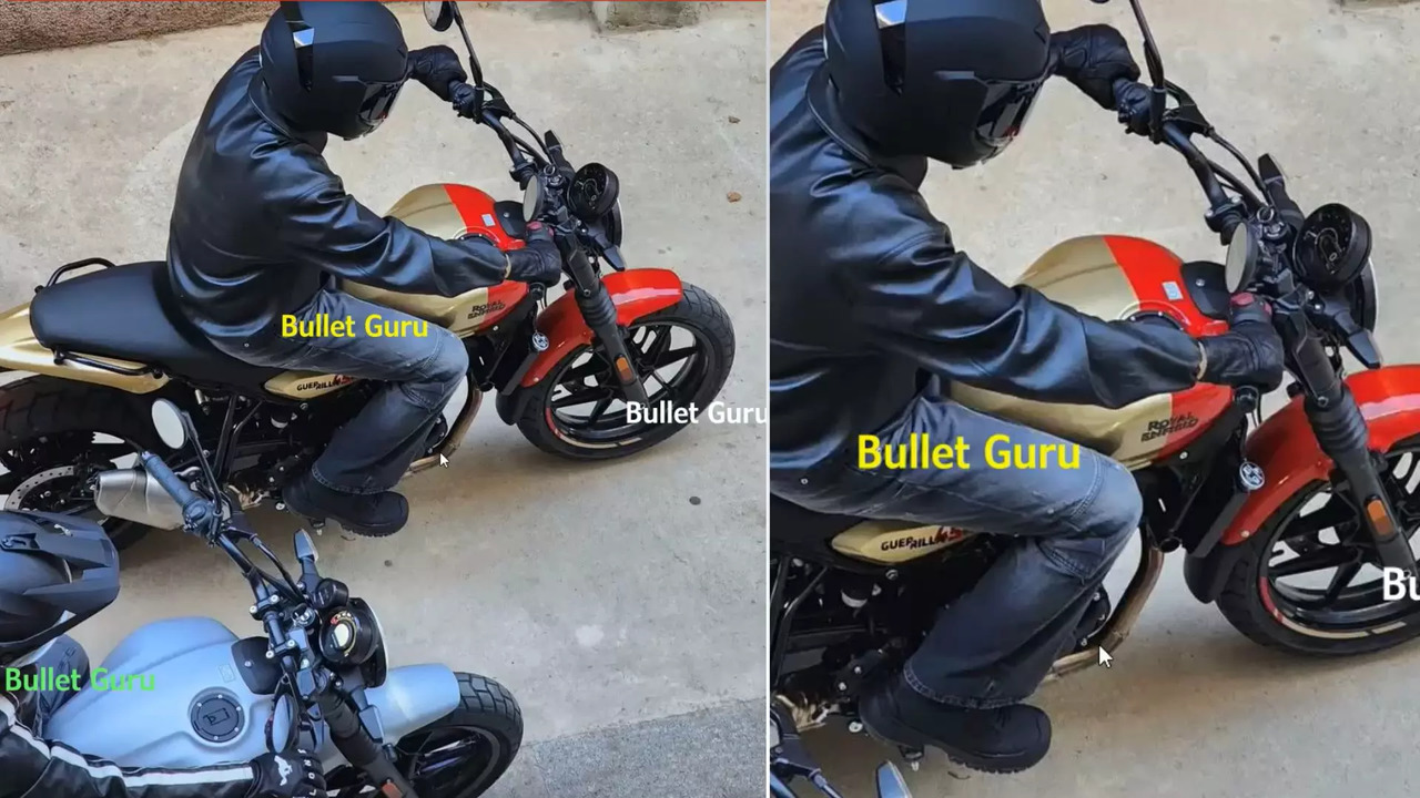 Royal Enfield Guerrilla 450 Spy Times Drive