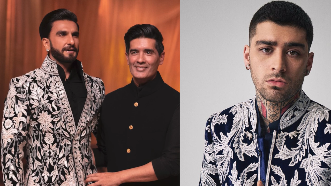 Manish Malhotra sherwani worn by Ranveer Singh and Zayn Malik