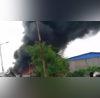Huge Fire Breaks Out At Motor Oil Factory In Kolkatas Dhapa VIDEO