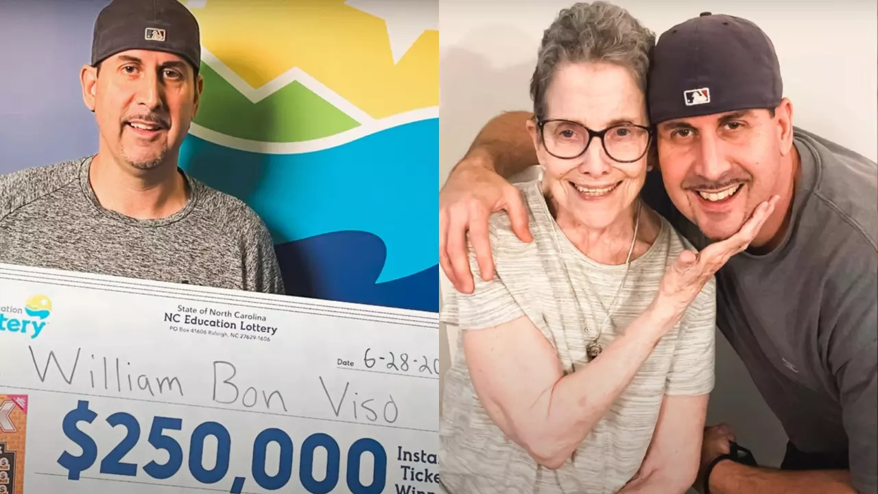 William Bon Viso's aunt gifts him a ticket each Father's Day.| North Carolina Education Lottery