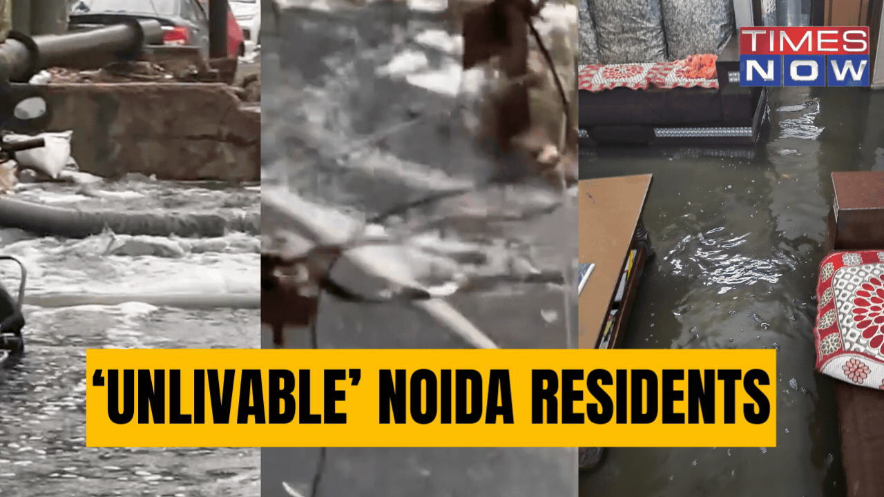 How Deluge in Management Flooded Noida Residents Home With Sewage And Rainwater Flood- Exclusive How Deluge in Management Flooded Noida Residents Home With Sewage And Rainwater Flood- Exclusive