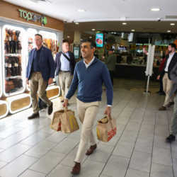 Robots And McDonalds Rishi Sunak Hunts For Votes At 450 AM