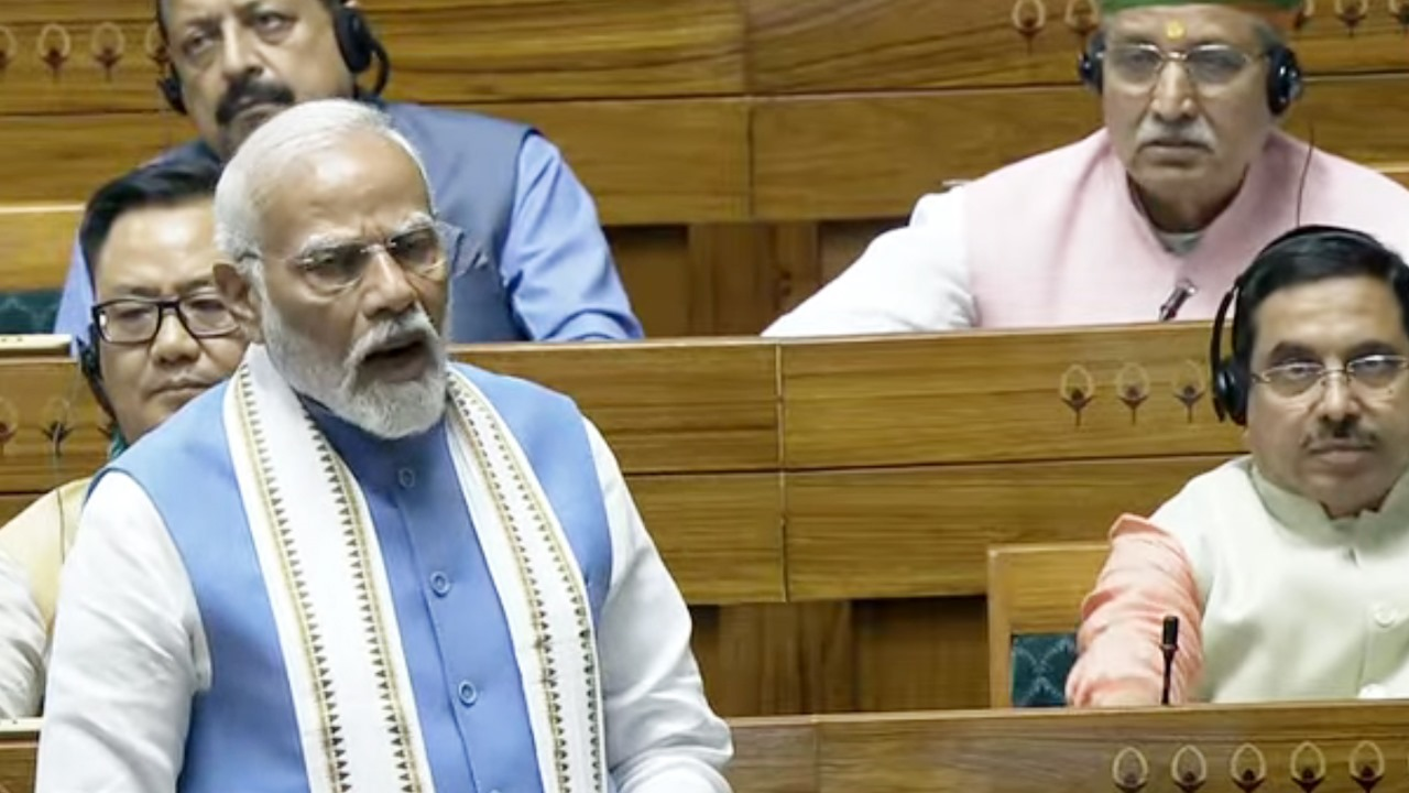 pm modi in Lok Sabha