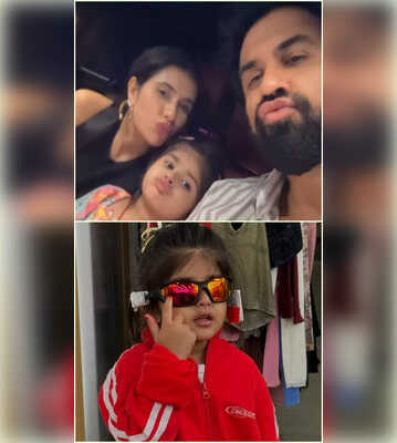 Charu Asopa-Rajeev Sens Daughter Zianas First International Trip Pictures