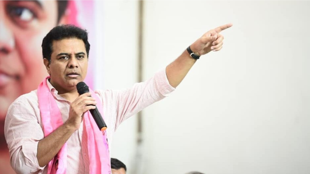 'texts, videos, photos of kcr's tenure removed': ktr targets telangana govt for digital vandalism