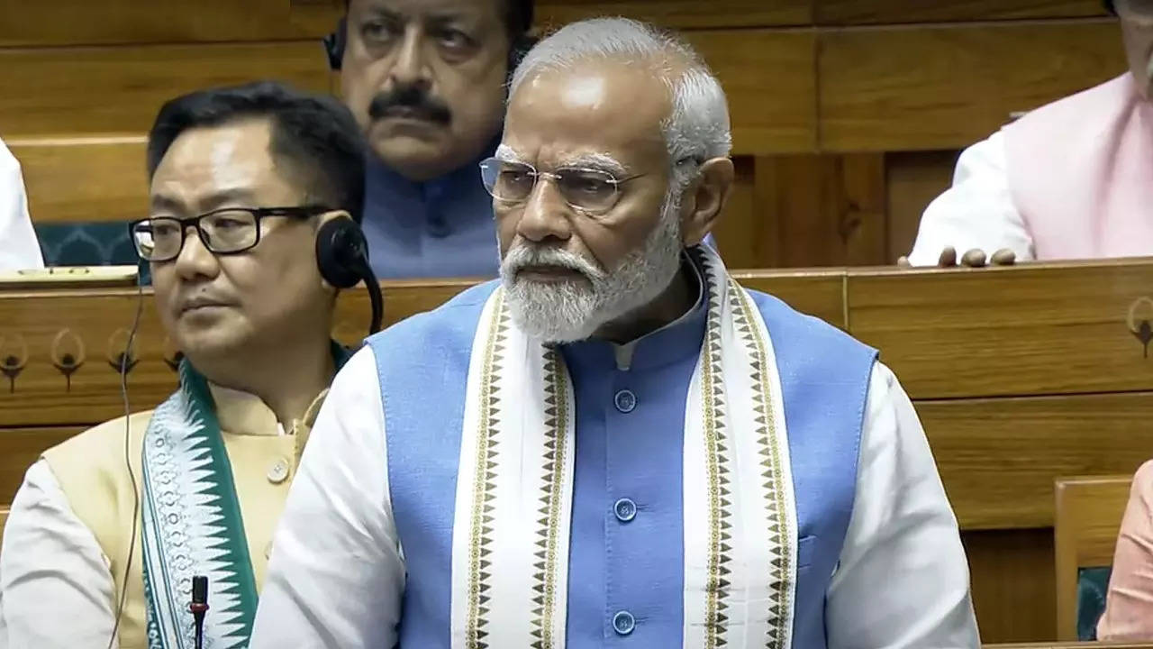 ​PM Modi replied to Motion of Thanks on the President's address in the Lok Sabha ​