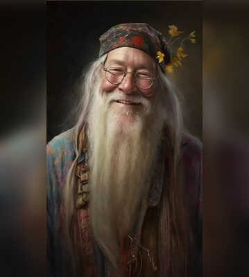 Reimagining 8 Harry Potter Characters as a Hippie Commune With AI