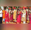 Inside Ambanis Mass Wedding Gold Mangalsutras Rings 1 Lakh Cheques for 50 Couples VIDEO