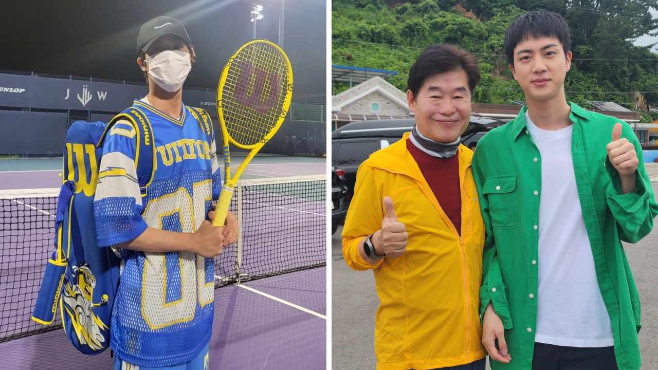 BTS' Jin Returns To Tennis Court, Reunites With Chef Lee Yeon-Bok Despite 'Busy Schedule' Post Military Discharge