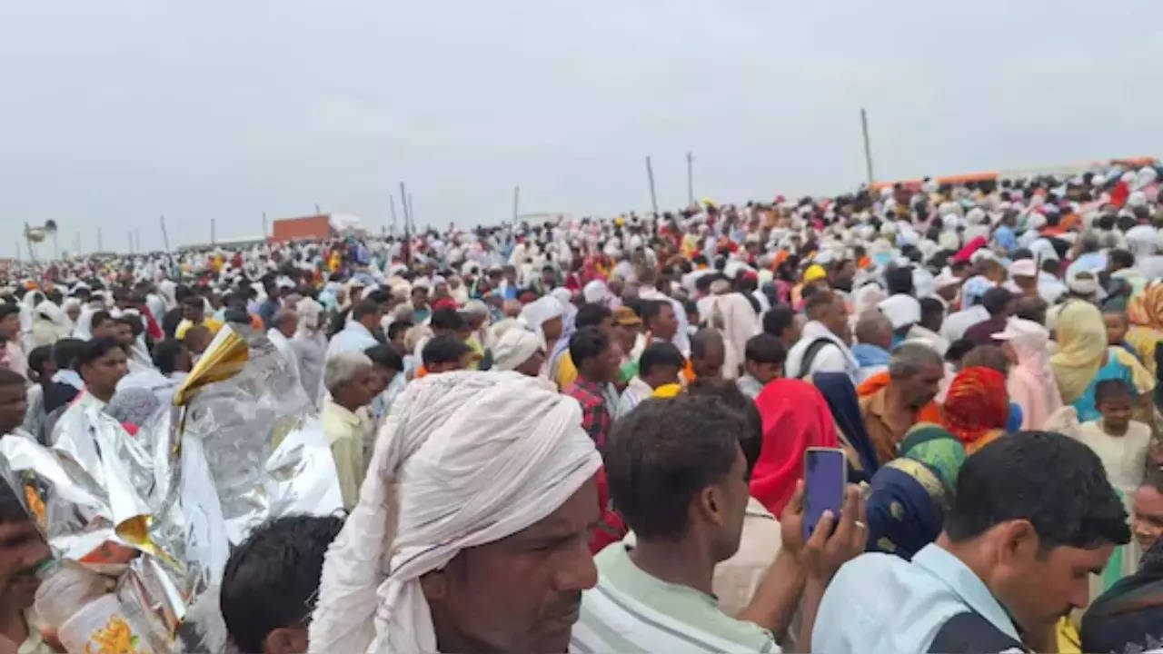 A stampede at a religious gathering in Hathras claimed several lives