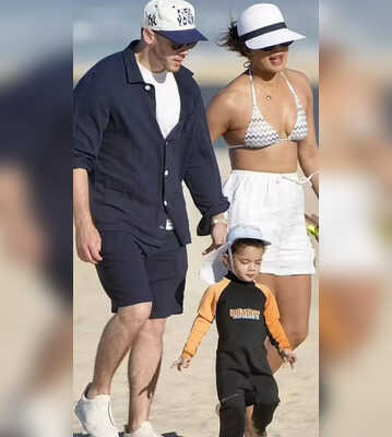Priyanka Chopra Enjoys Beach Day With Nick Jonas Daughter Malti