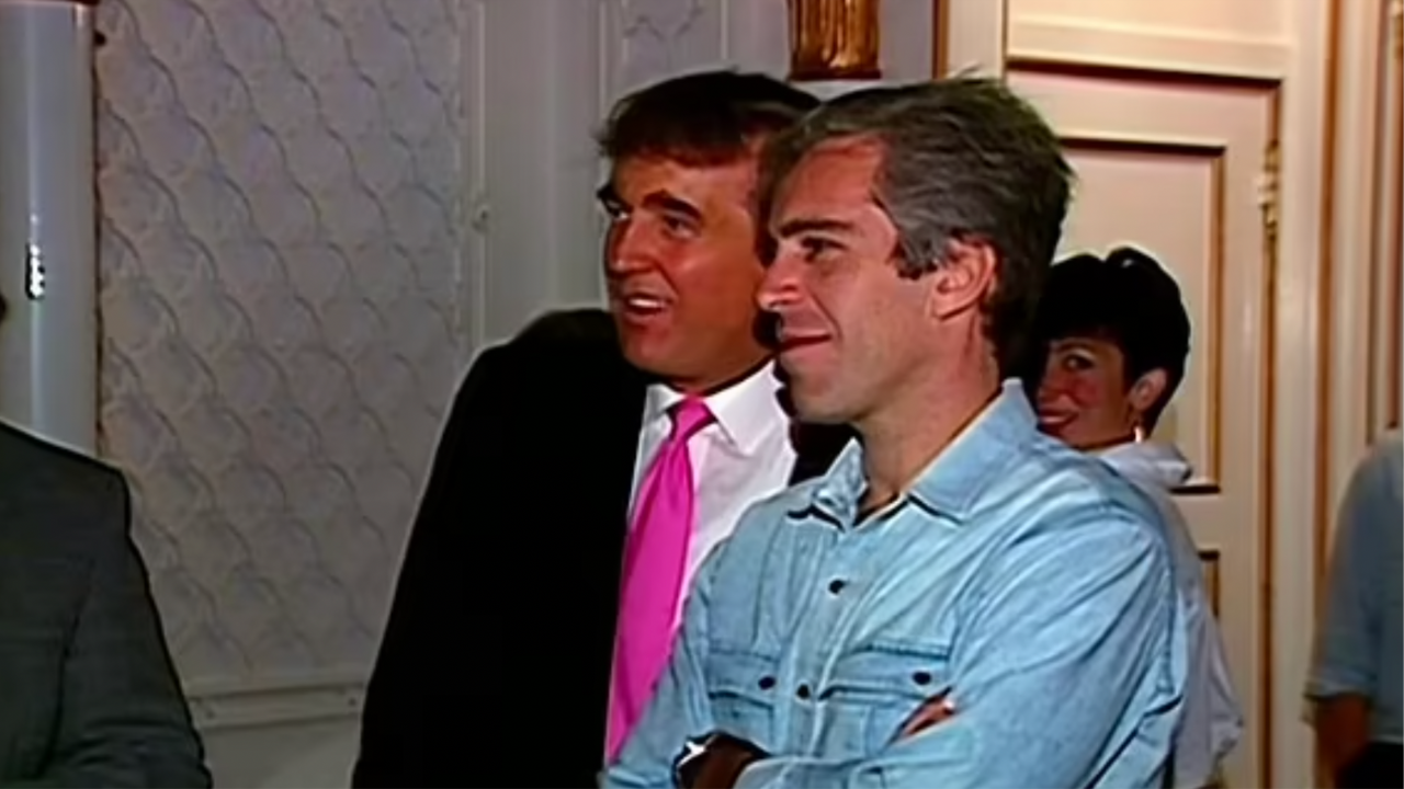 Donald Trump and Jeffrey Epstein