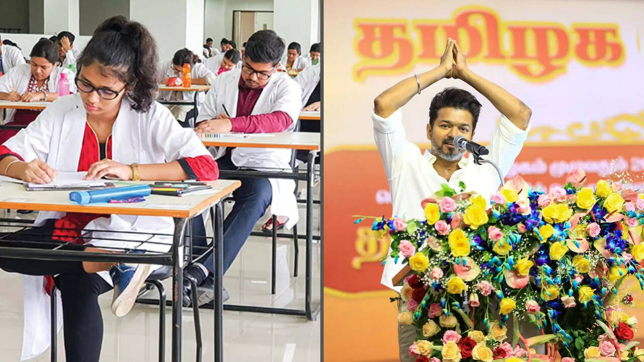  நீட் தேர்வு பற்றிய  நடிகர் விஜய் பேச்சுக்கு காங்கிரஸ் ஆதரவு.. 