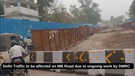 Delhi Traffic Alert Vehicle Flow Affected On MB Road As DMRC Carries Out Construction Work