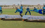 After T20 WC Humiliation Pakistan Players Perform Catching Practice on Mattress Netizens Say This is Ridiculous