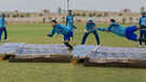 After T20 WC Humiliation Pakistan Players Perform Catching Practice on Mattress Netizens Say This is Ridiculous