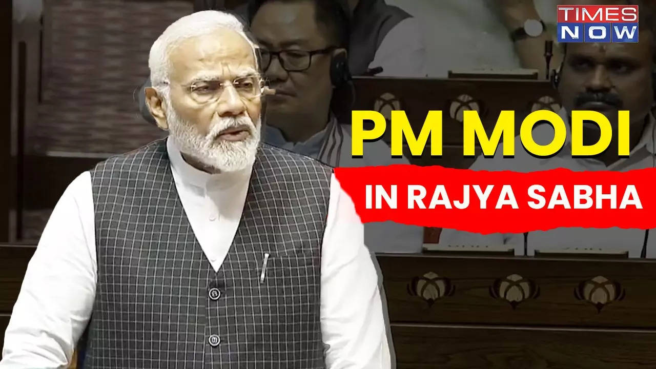 ​PM Modi replied to Motion of Thanks on the President's address in Rajya Sabha​