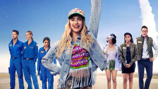 Space Cadet Movie Review Emma Roberts Leads Silly Implausible Comedy About Chasing Dreams