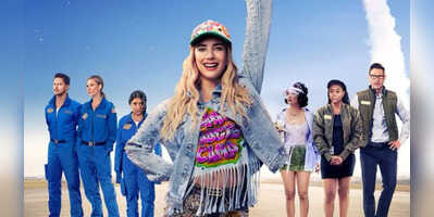 Space Cadet Movie Review Emma Roberts Leads Silly Implausible Comedy About Chasing Dreams