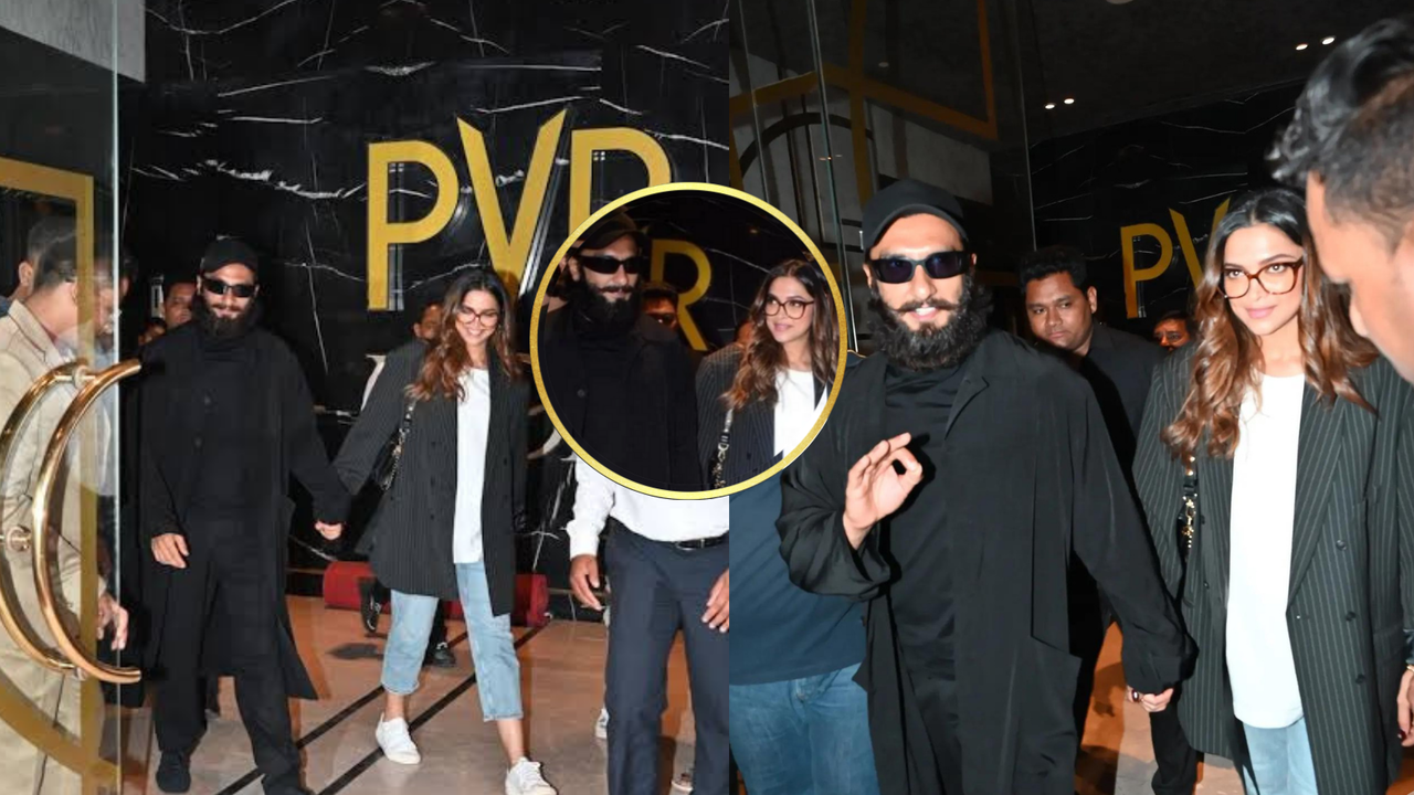 Mommy-To-Be Deepika Padukone Hides Baby Bump In Stylish Baggy Clothes On Movie Date With Ranveer Singh. WATCH