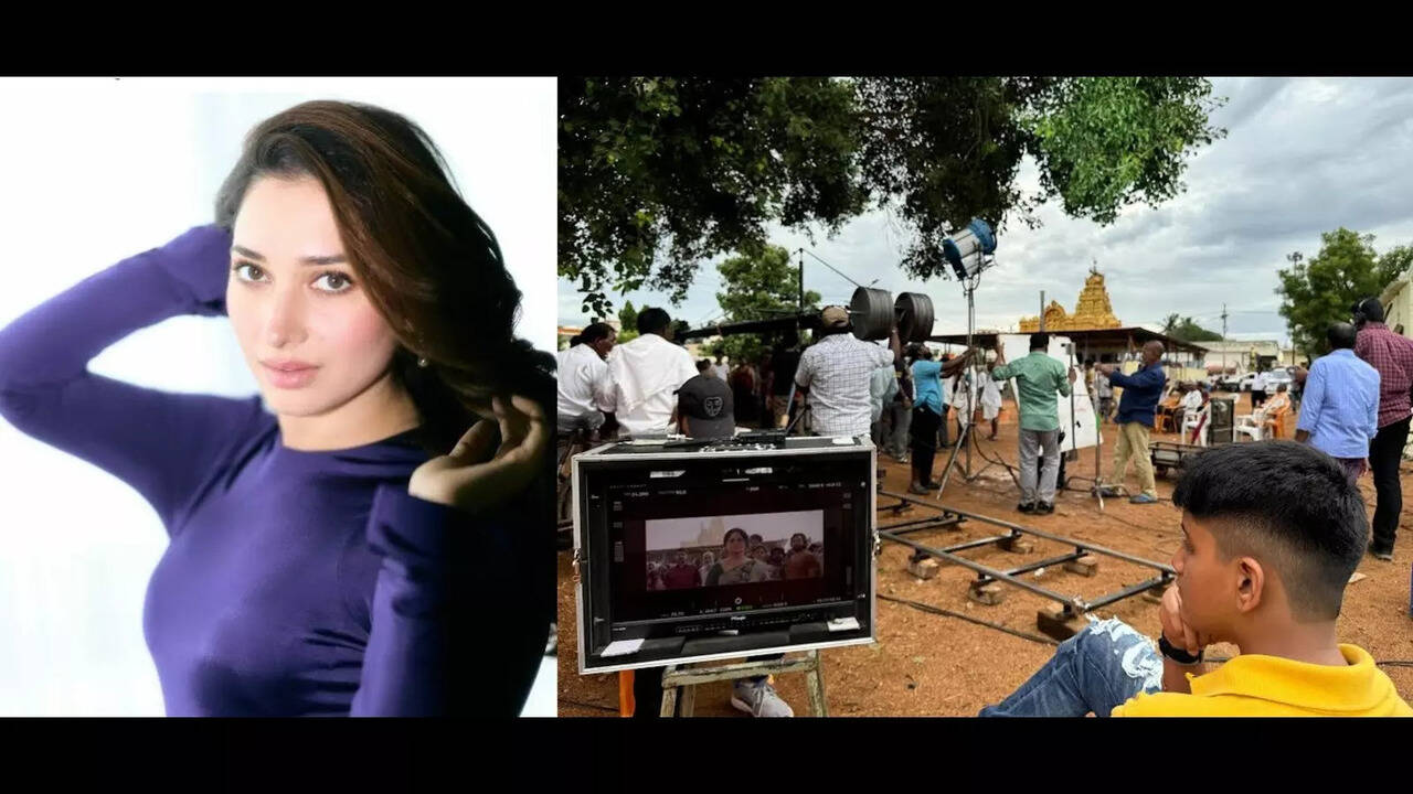 tamannaah bhatia shooting action sequences for odela 2