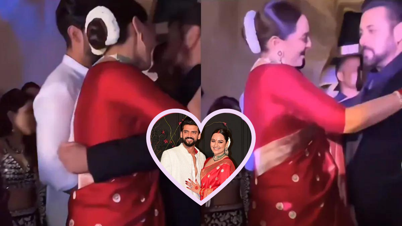 Salman Khan Gives A Warm Hug To Sonakshi Sinha And Greets Zaheer Iqbal In An Unseen Video From Their Wedding Reception, WATCH