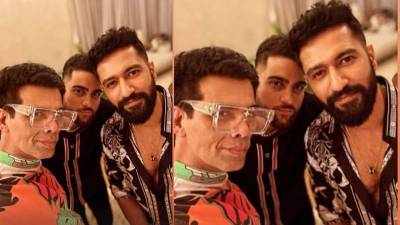 Tauba Tauba In The House: Karan Johar Drops Stunning Selfie With Vicky Kaushal, Karan Aujla