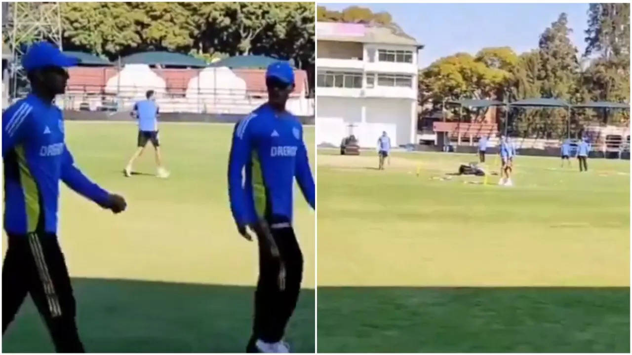 Shubman Gill, Abhishek Sharma Sweat It Out In Nets Ahead Of IND vs ZIM T20I Series : WATCH