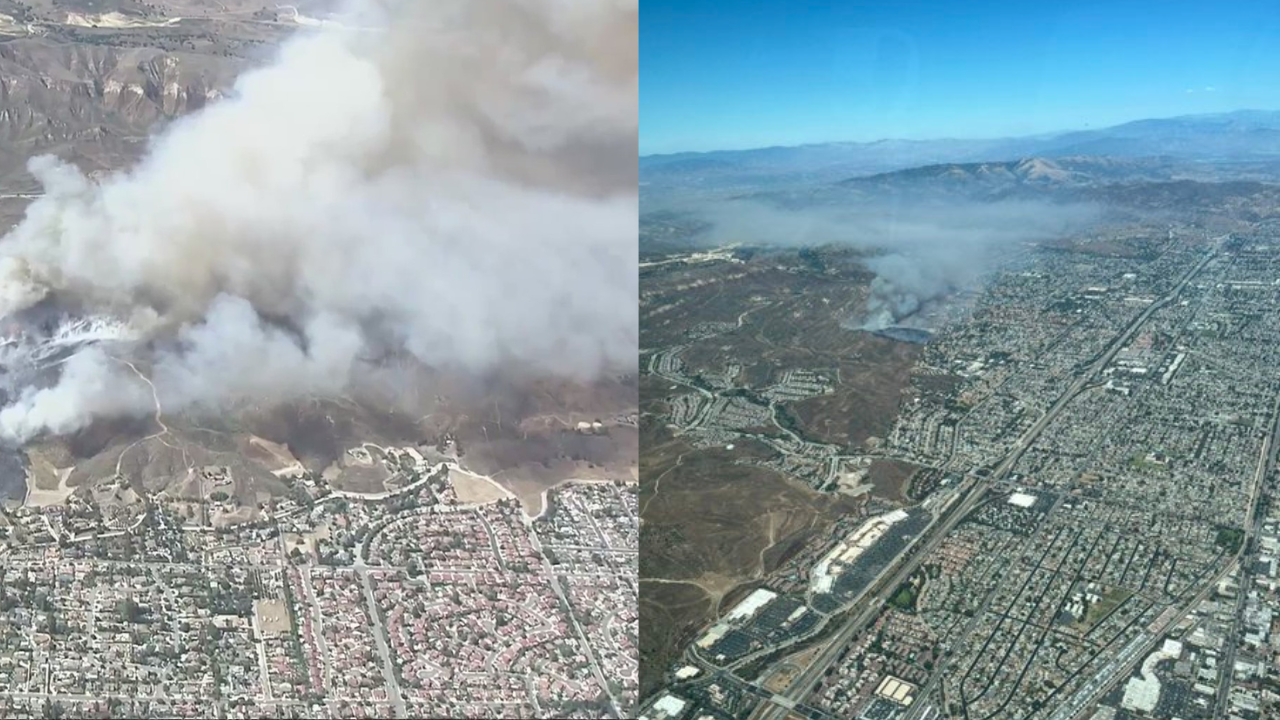 Simi Valley Fire fire on Wednesday