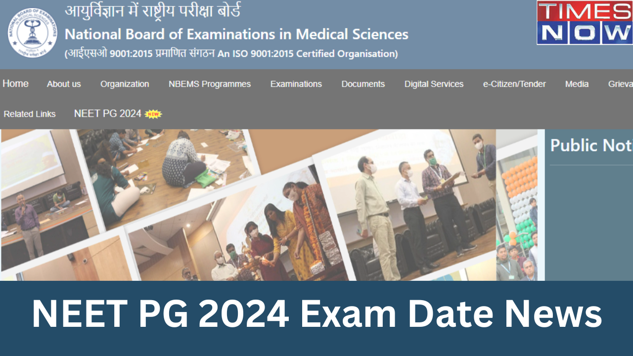 NEET PG 2024 Exam Date Highlights NEET PG Exam Date Announced NBE To Conduct NEET PG on August 11 Check Schedule