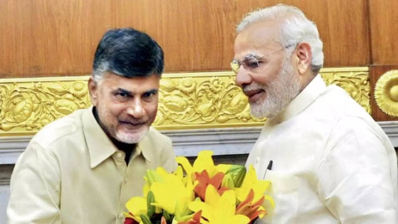 Chandrababu met with Modi