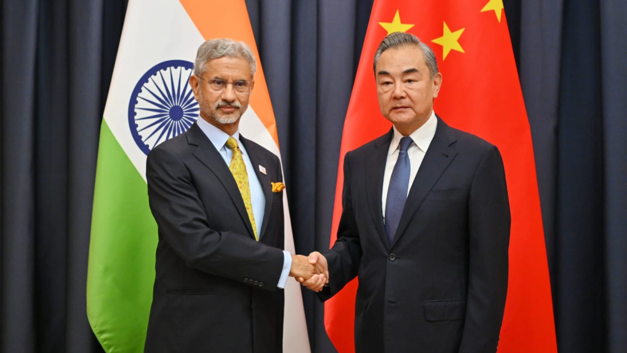 Jaishankar Meets Chinese Counterpart Wang Yi