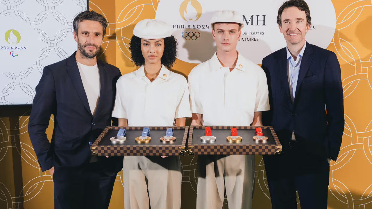 Olympic Medals to be presented on LV trays