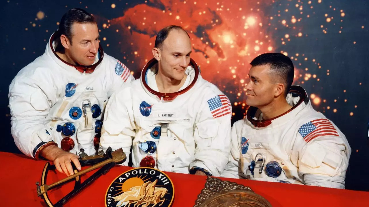 Jim Lovell, Jack Swigert, and Fred Haise