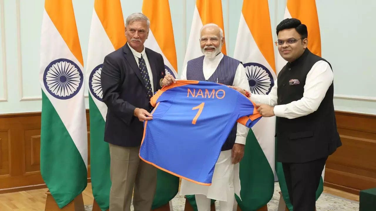 Virat, Hardik Thank PM Modi; BCCI Gift PM Special 'NaMo' World Cup Champions Jersey