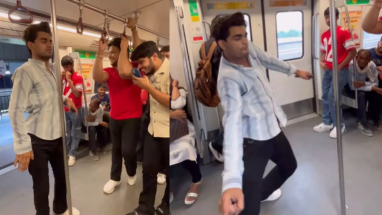 Metro Groove: Viral Dance to 'Naacho Naacho' Amuses Passengers