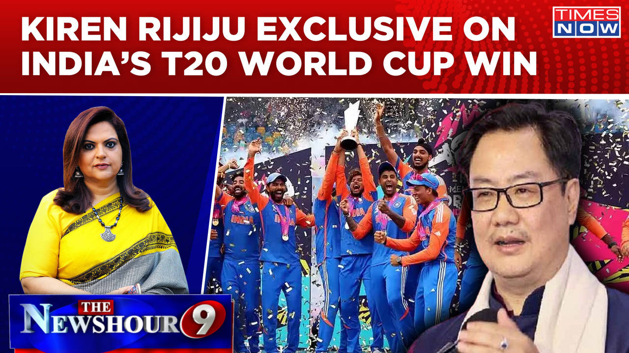 Union Minister With Sports In Heart Kiren Rijiju Exclusive On India's T20 World Cup Win | Newshour