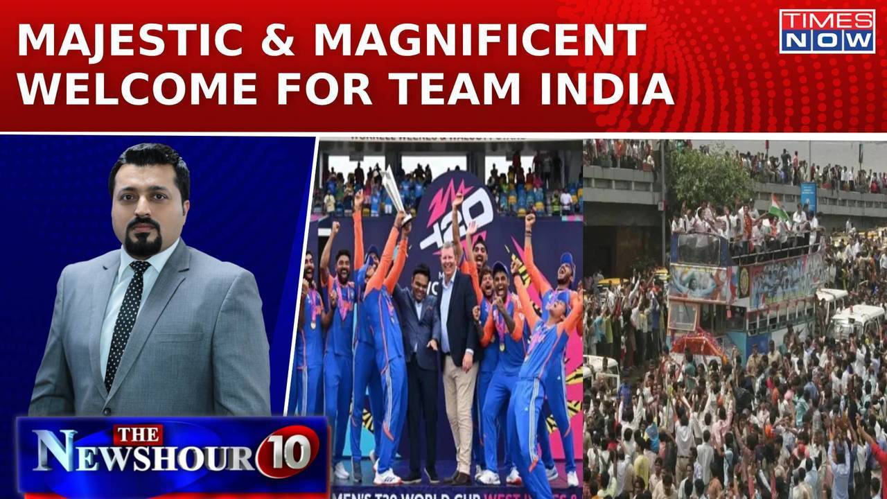 India Brings Back T20 World Cup, Packed Wankhede Cheers For Rohit Sharma & Team | Newshour