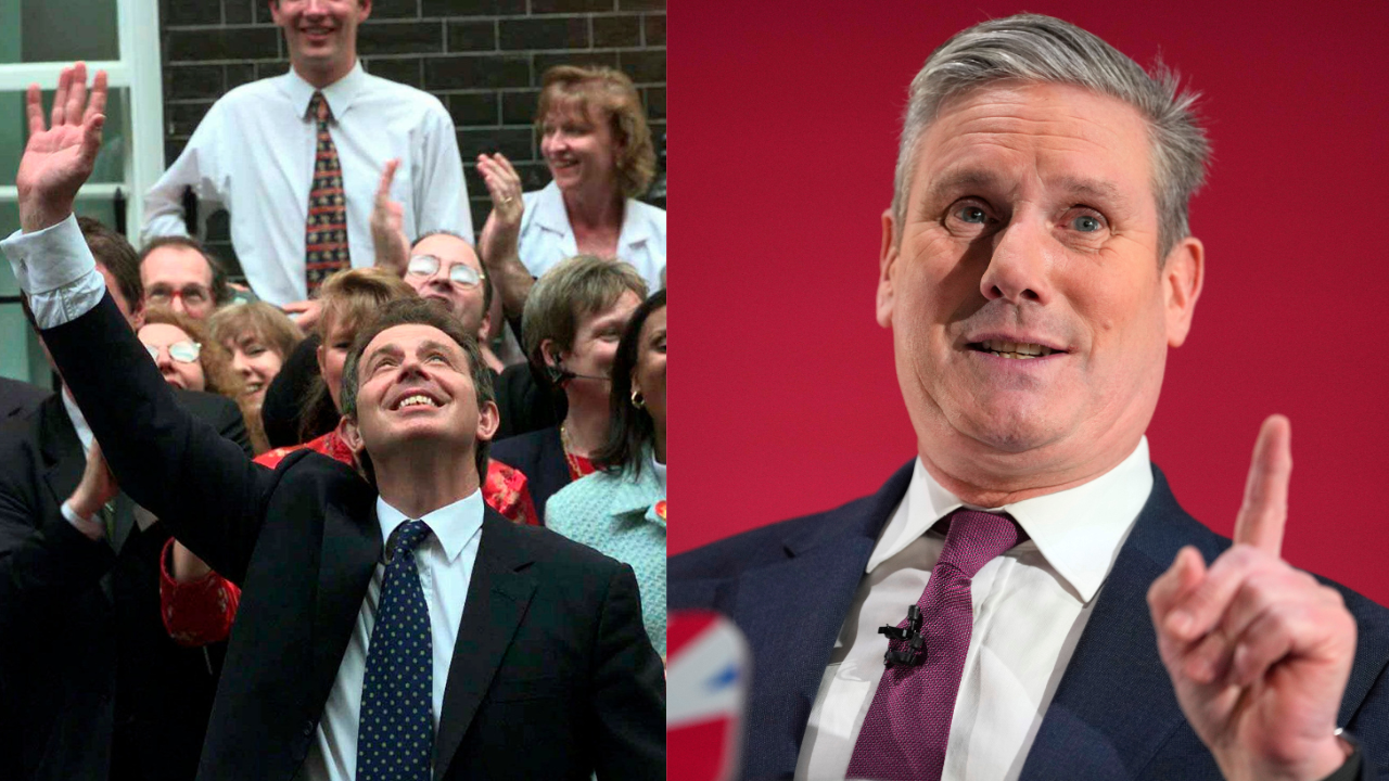 How Keir Starmer's 2024 Projected Win Compares To Tony Blair's 1997 Landslide Victory