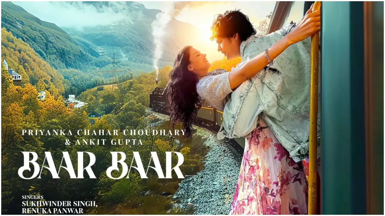 Priyanka Chahar Choudhary-Ankit Gupta's Poster From Baar Baar Promises A Romantic Ride - See Here