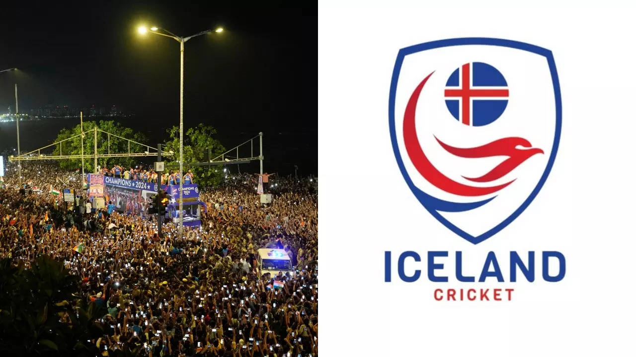 Iceland Cricket compared the country's population to India's T20 World Cup Victory Parade. | AP