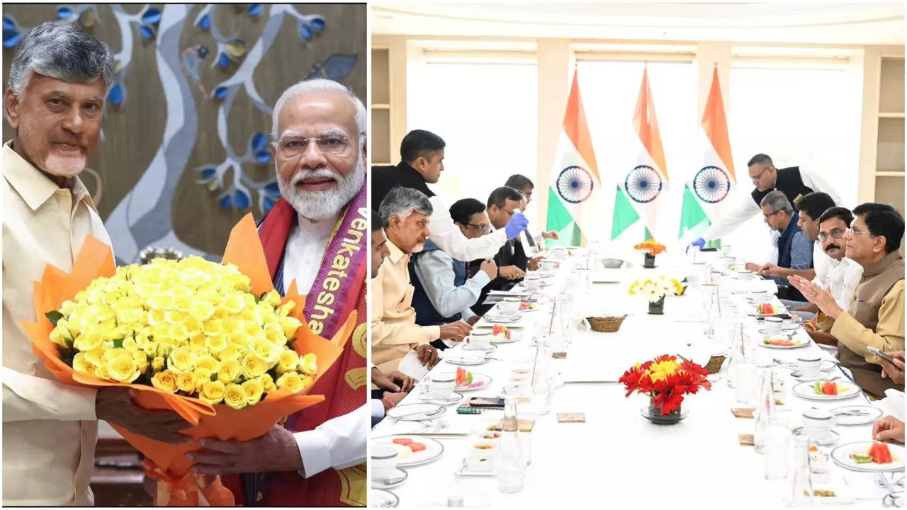 Chandrababu Naidu met PM Modi and Union Ministers in Delhi